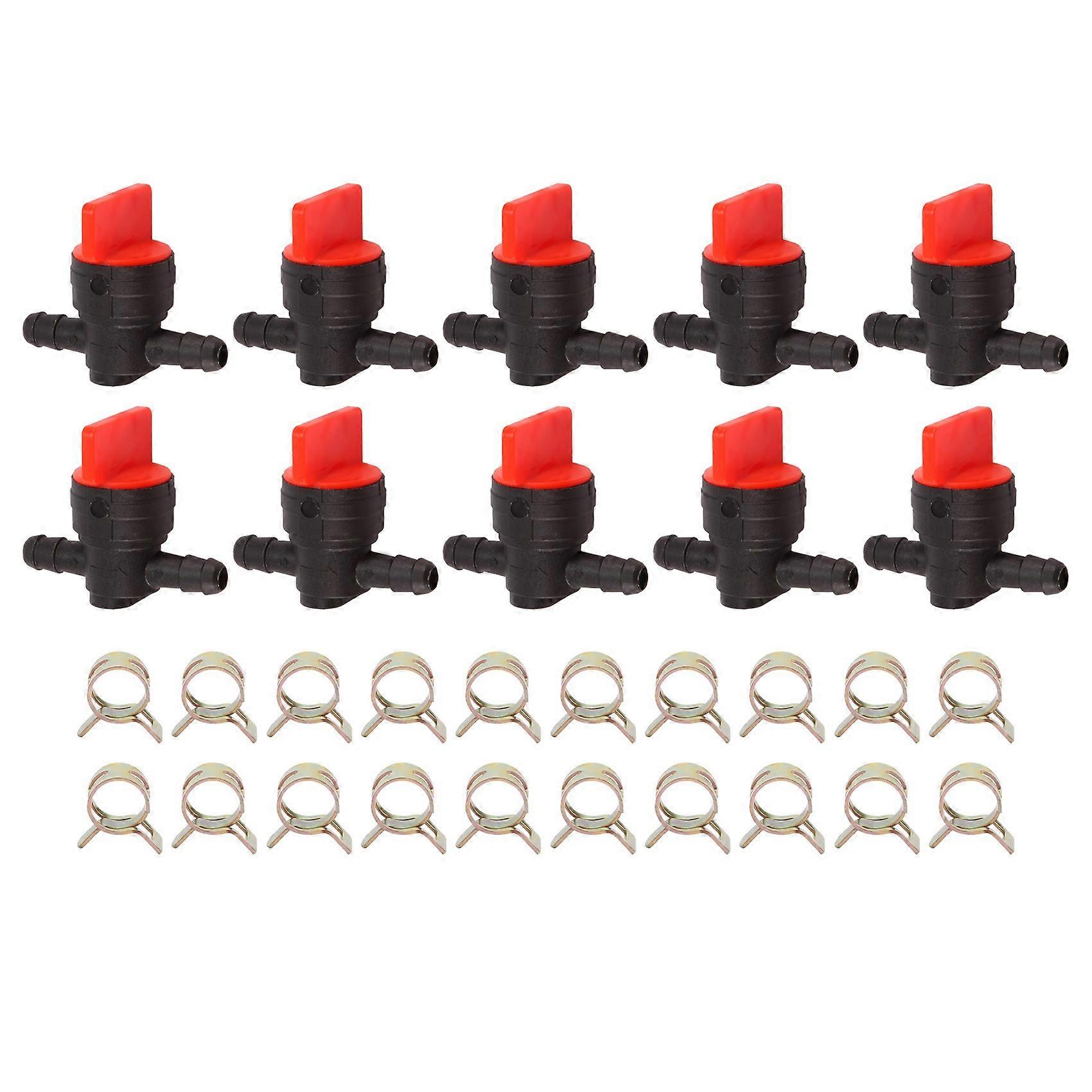 10PCS 494768 698183 Shut Off Valve with for 1/4 inch Line Lawn Tractor