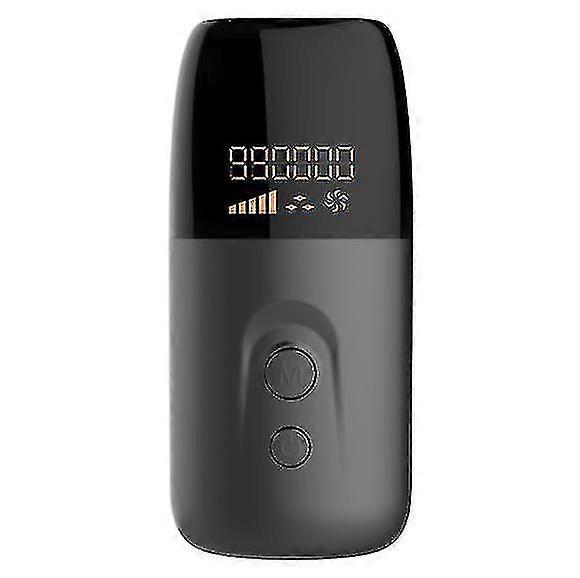 Ipl Epilator With Cooling, Permanent Painless Glacier Epilator With 5 Light Intensities(black)