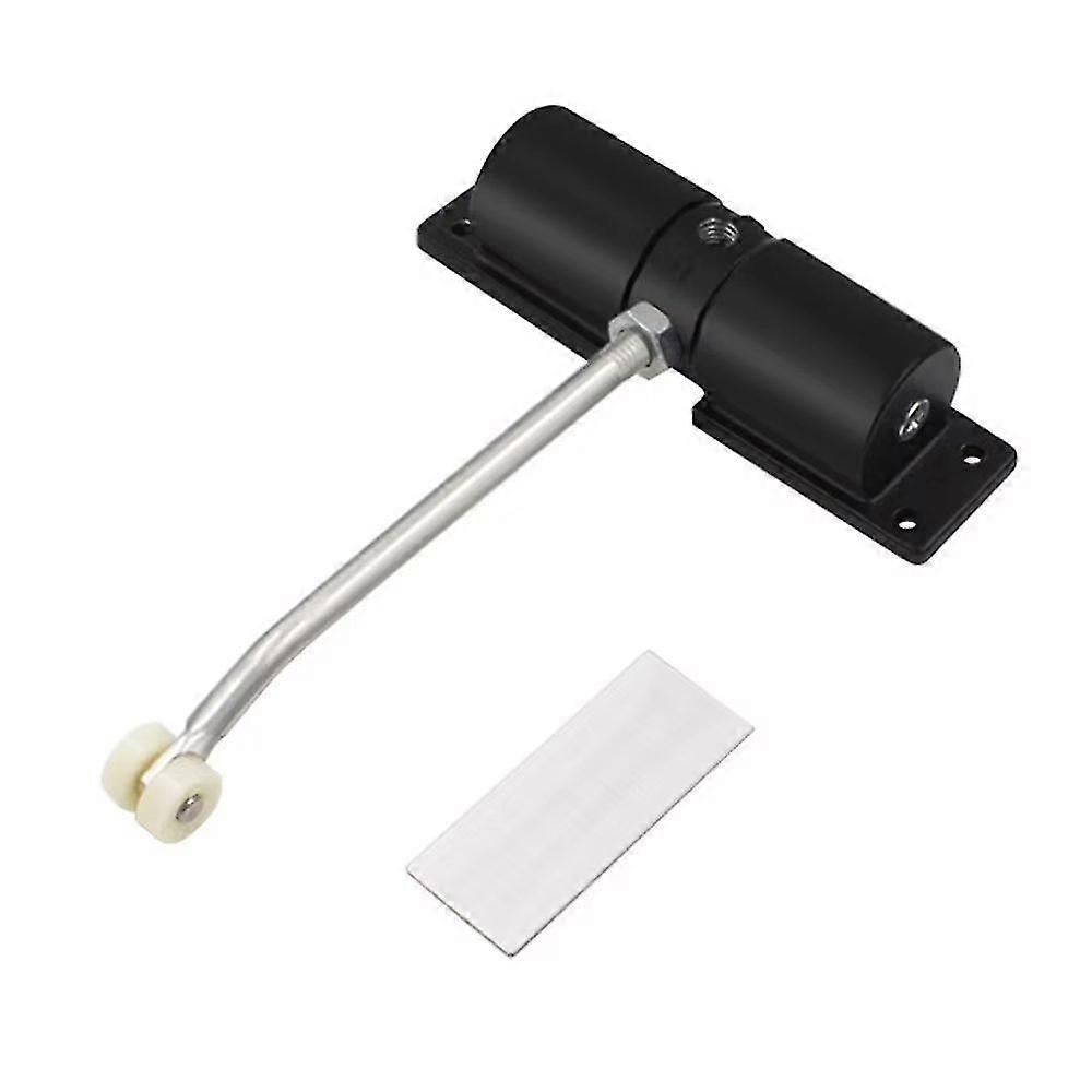 亜鉛合金調整可能な自動ドアクローザーリビングルームまたは商業用ドアクローザーブラック用自動ドアクローザー