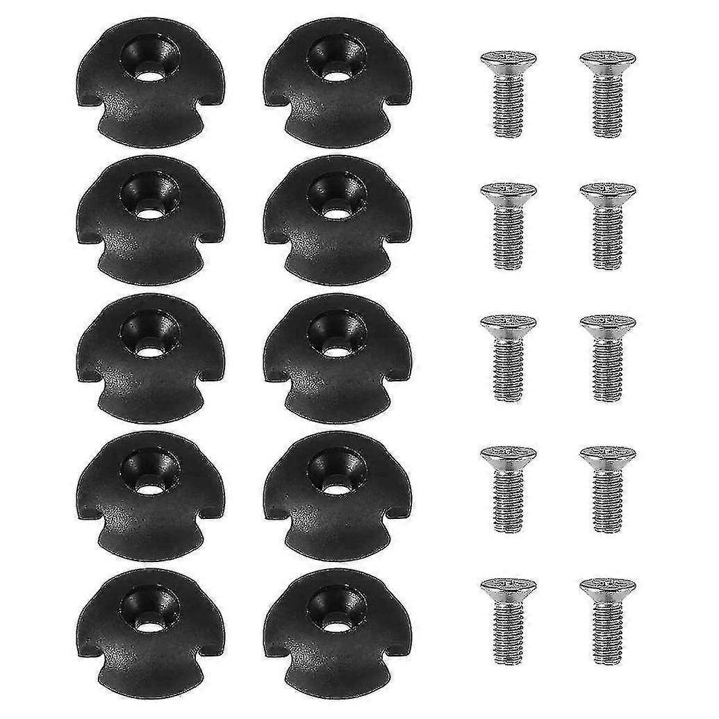 10pcs Deck Line Guide Slotted Round Out Pull Rope Buckle Fitting Accessories For Kayak Canoe Boat