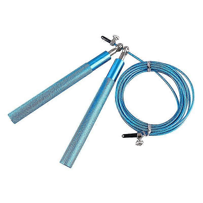 Crossfit Jump Rope Adjustable Skip Rope(bule)