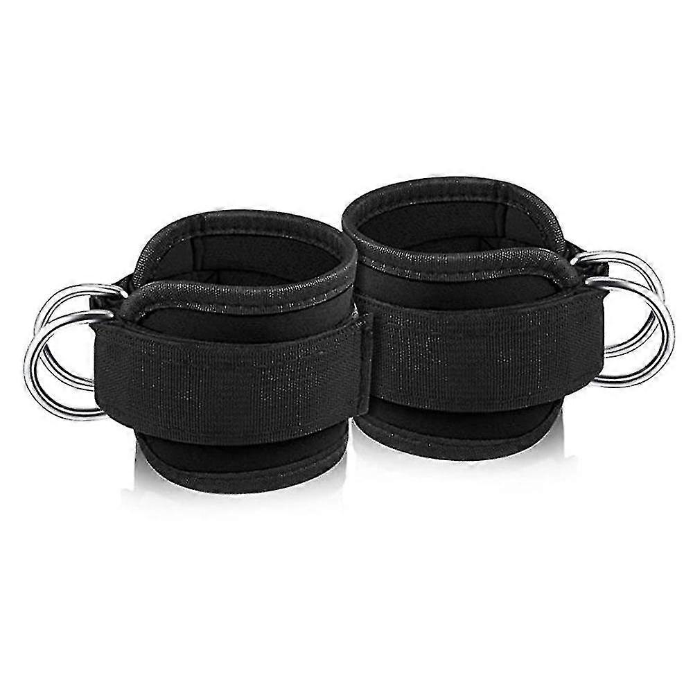 1 Pair Ankle Straps Compa Le With Cable Machine Kickbacks, Glute Workouts, Lower Body Exercises - Adjustable Leg Straps With Neoprene Padding