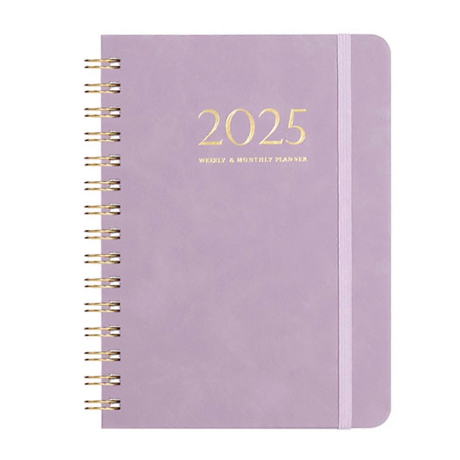 2025 Planner - Weekly & Monthly Calendar Jan-Dec 2025, Monthly Tabs, Notes Pages, Spiral Bound, Inner Pocket, A5 Size