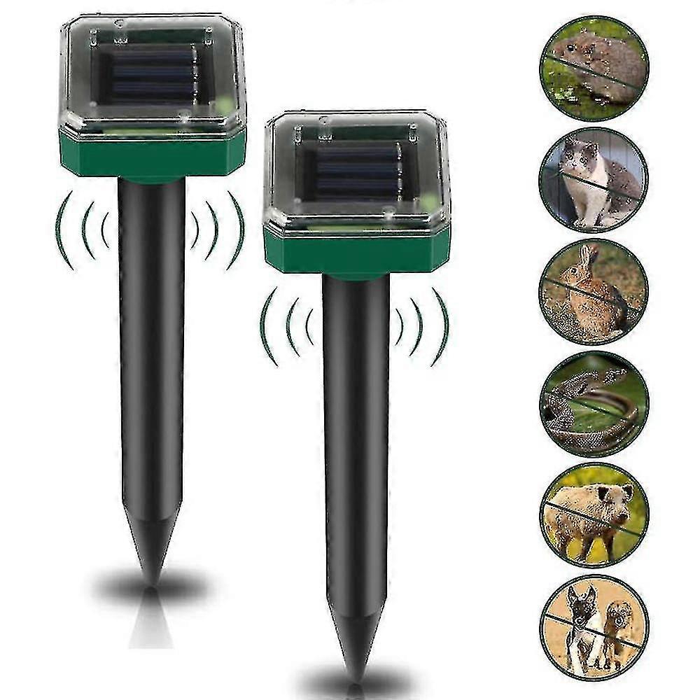 Solar Mole Repellent Space Ultrasonic Solar Mole Fright, Mole Control, Vole Fright Mole Repellent, Pest Control With Ip56 For The Garden