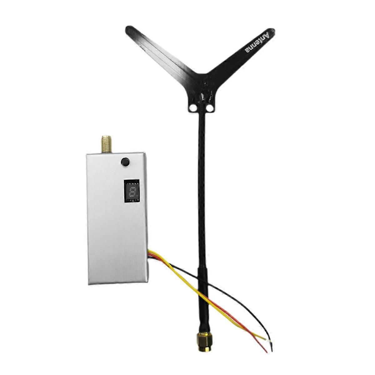 1.2G 1.3G 3W VTX mit Y-Typ-Antenne 8CH FPV Audio Video Sender für RC FPV Langstreckendrohne Ai