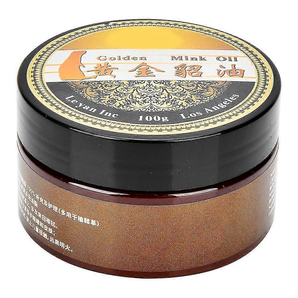 100G High Quality Leather Craft Mink Oil Cream for Softening and Maintaining Leather
