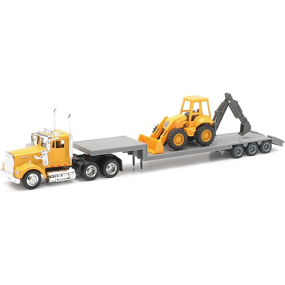 1:43 Scale Die-Cast Kenworth Construction Lowboy