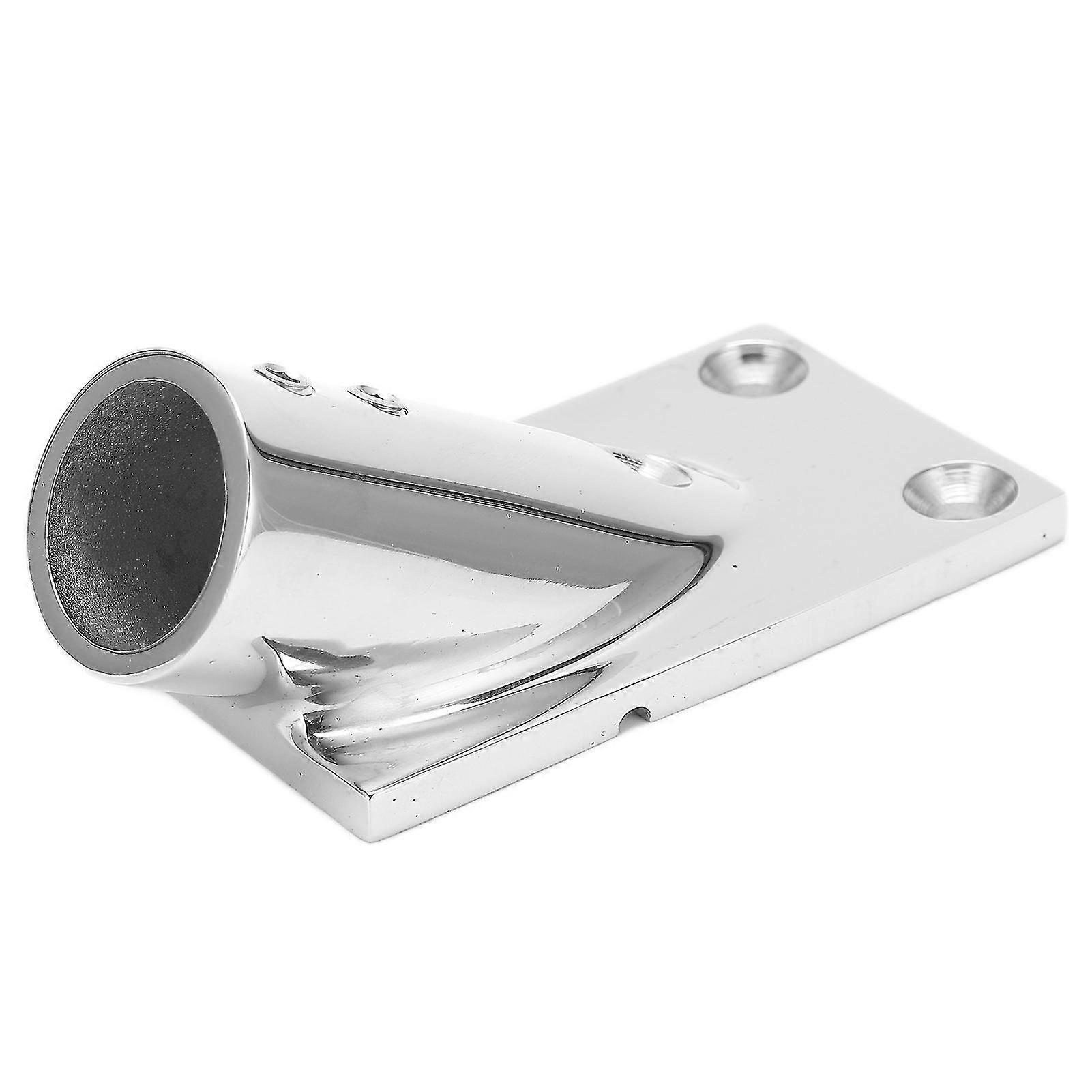 25mm Marine Boat Stainless Steel Rectangular Base Hand Rail Fitting Hardware - Deck Accessories