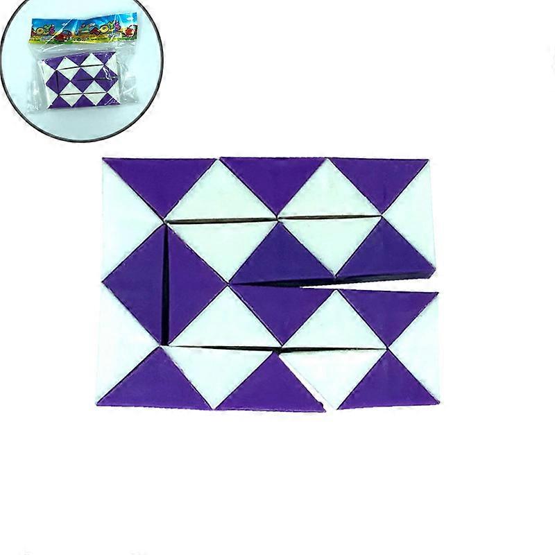 magisk slange lineal magisk lineal puslespil 24 speed antistress terning twist slange folde pædagogisk legetøj til børn barn magisk terning