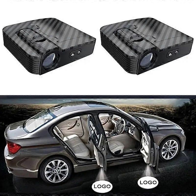 2PCS Wireless Car Door Logo Led Welcome Night Light Projection Laser Lamp DC 5V Projector Car Courtesy Lights CustomizationMotor Vehicle Lighting