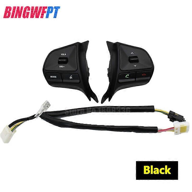 High Quality Steering Wheel Control Button Switch Audio Channel And Bluetooth Control Button For KIA K2 RIO 2012-2014 Vehicle Steering Wheel Covers