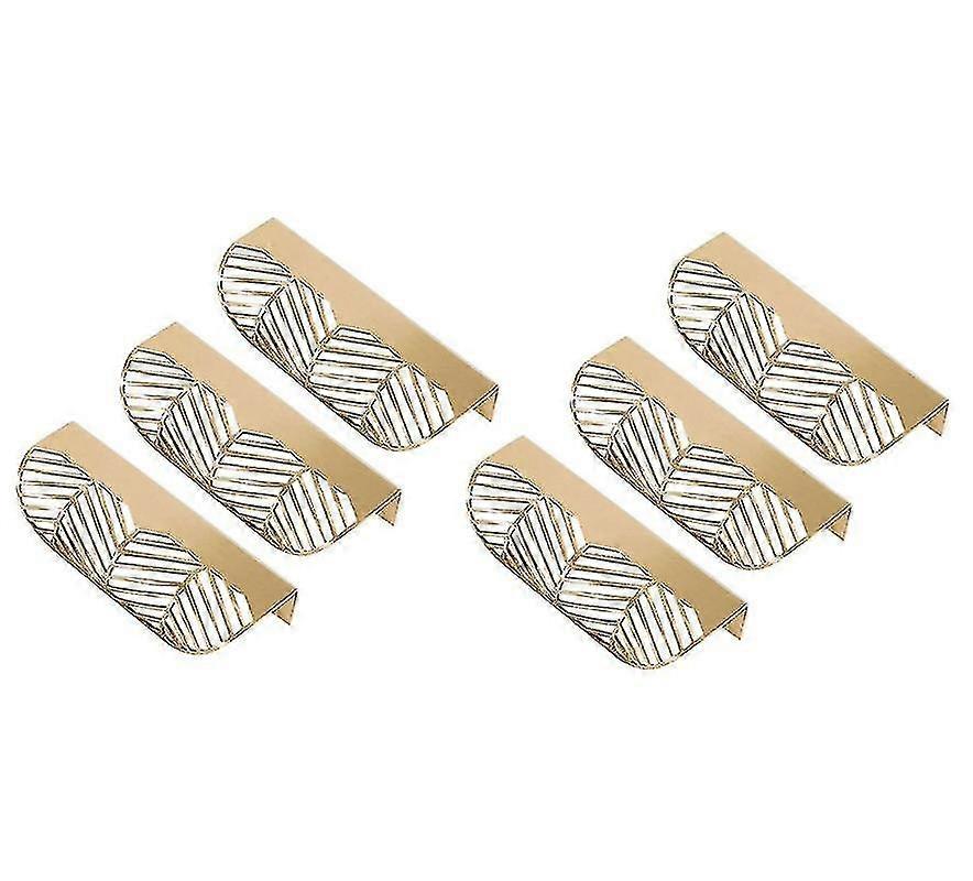 Furniture Pulls Gold Leaf Shape Cabinet Drawer Handles Zinc Alloy Door Knobs 6pcs Leaf Shape Drawer Pulls Handle