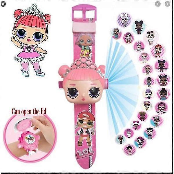 L.O.L. Surprise clock with projector function 24 slide show Christmas