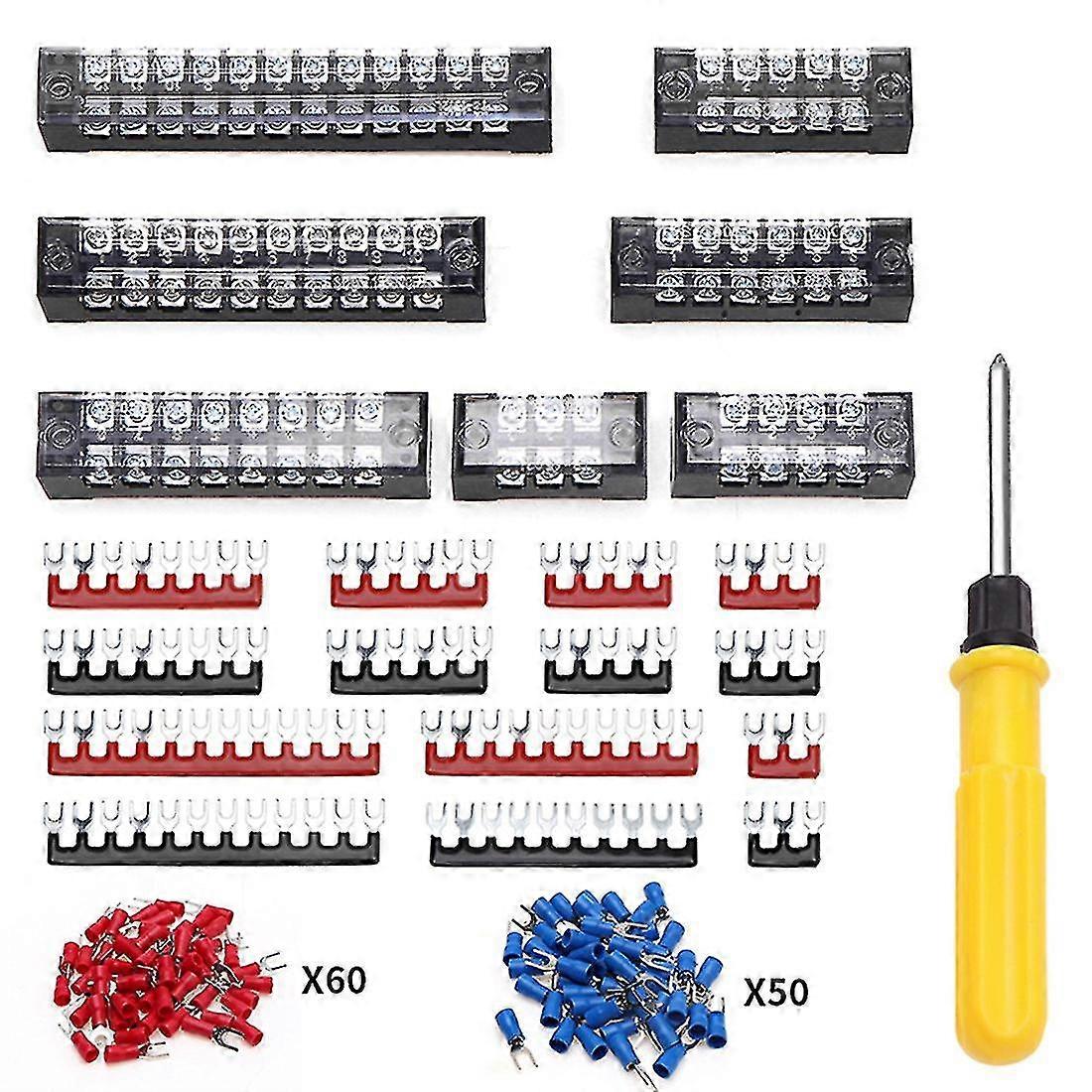 Double Row Terminal Blocks Terminal Blocks 3-12 Position Barrier Block