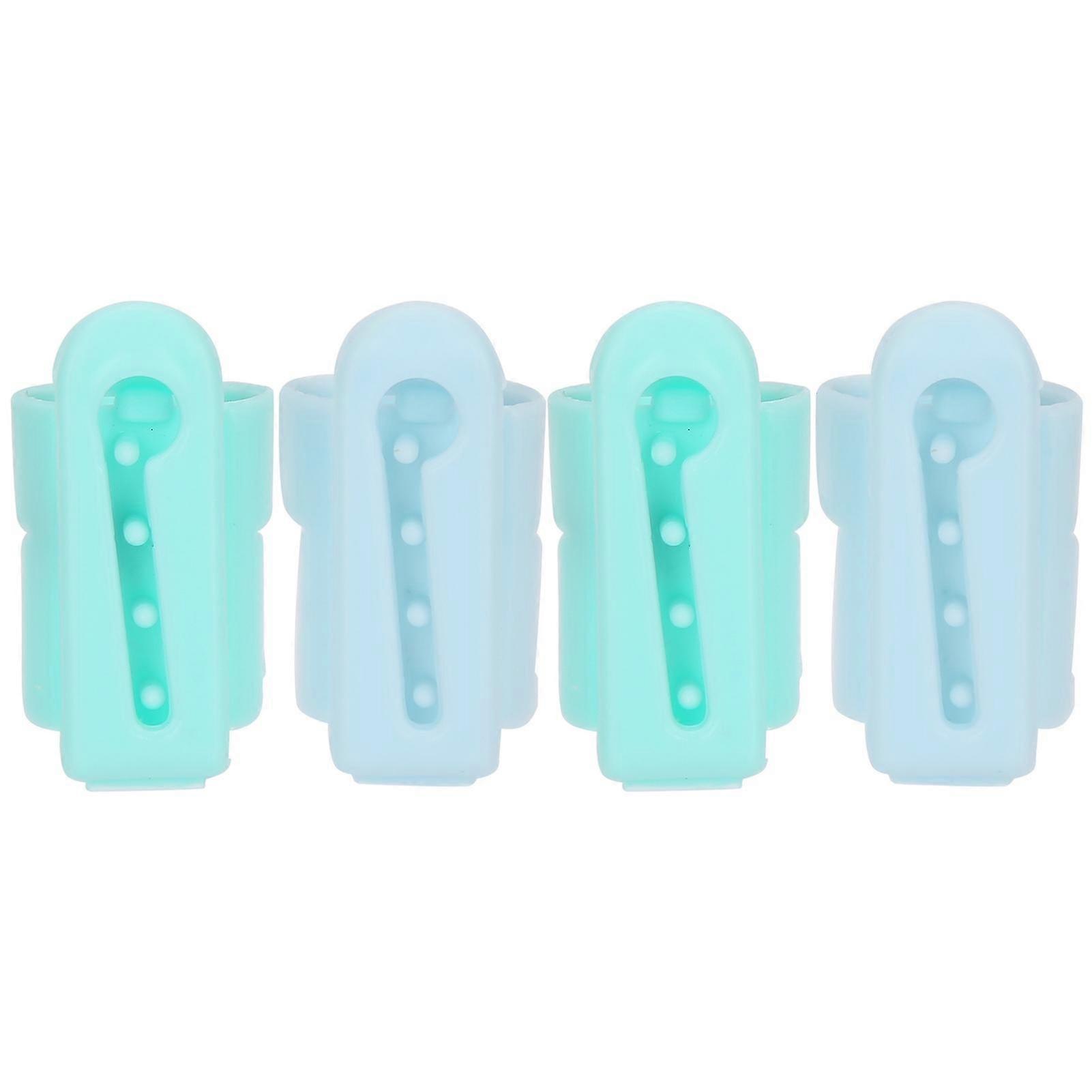 4Pcs Knitting Thimble Tool Plastic Finger Guides Sweater Wool Yarn Sewing Accessories