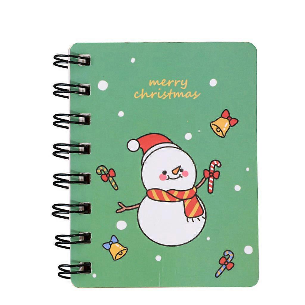 Mini Notepad Portable Notebook Christmas Series Kawaii Rollover Coil Notebook
