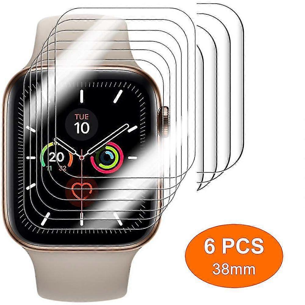 6-pack Screen Protector Compatible With Apple Watch Series 1/2/3/4/5