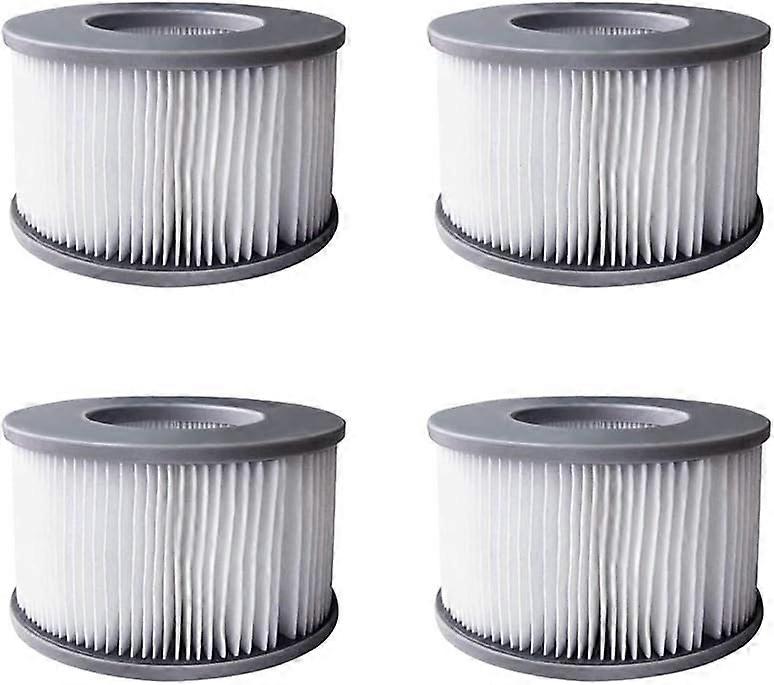 4pcs Hot Tub Filters for MSpa Inflatable Pools, Filter Cartridge Pump Upgraded Version for MSPA All Current Spas