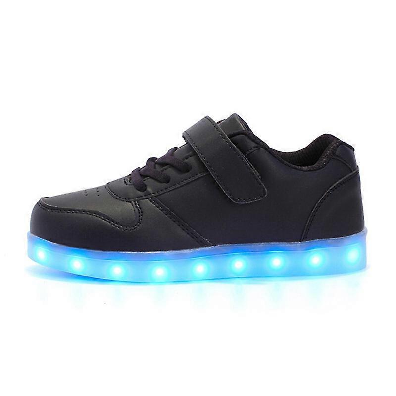 Kids LED Light up Shoes USB Charging Flashing High-top Sneakers