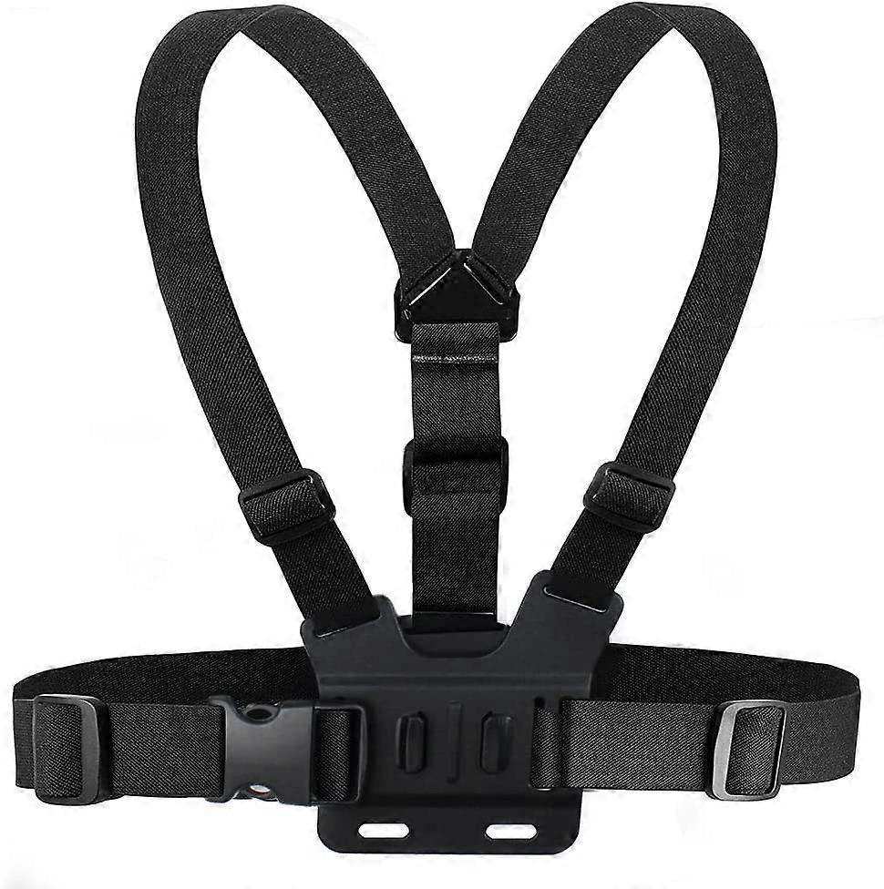 Chest Mount Harness Compatible with GoPro Hero  - Fully Adjustable Chest Strap