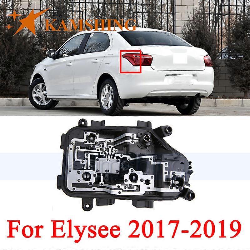 CAPQX For Citroen Elysee 2017-2019 taillight circuit board rear brake steering light taillight socket base plug no bulb