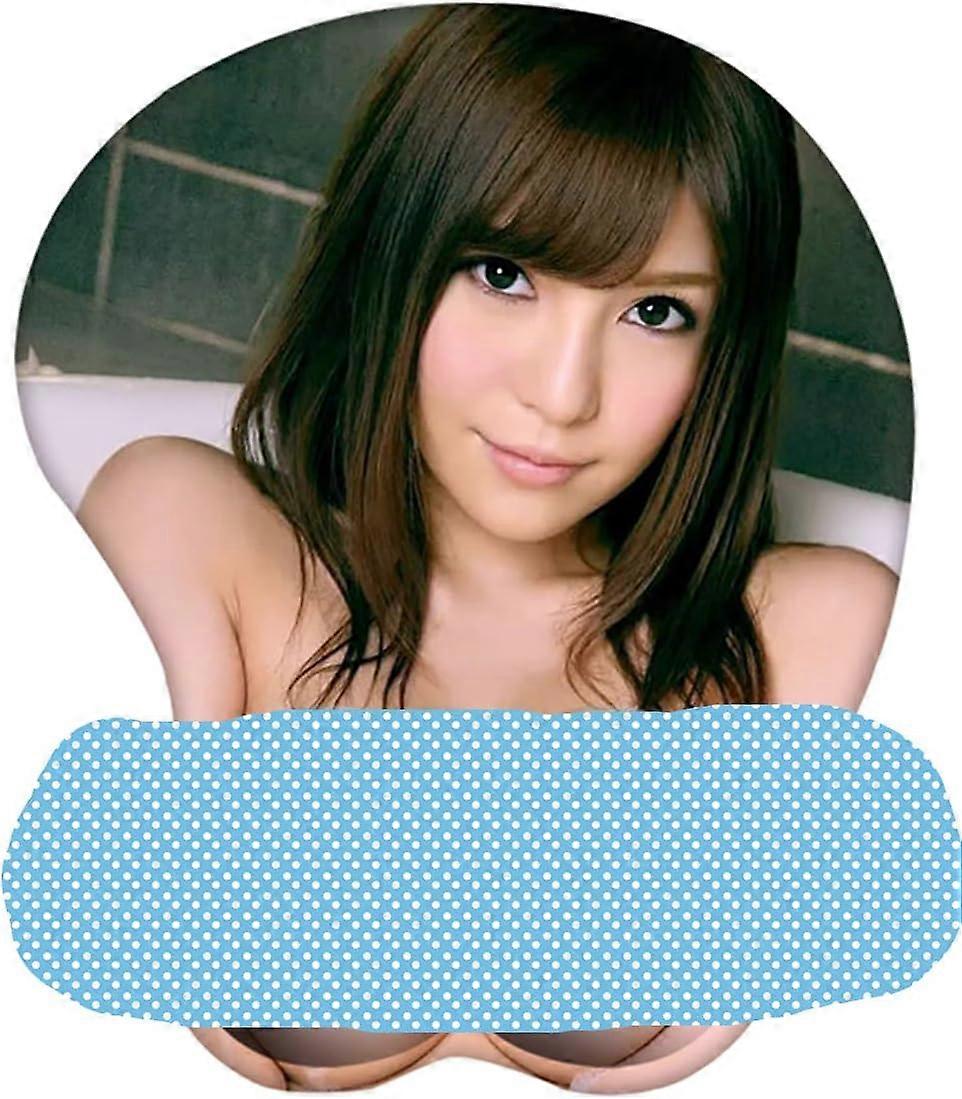 Anime Mouse Pads with Wrist Rest Support Gaming 3D Non Slip Computer Mousepad Comfort Silica Gel Desk Mouse Mat for Milk Fiber Fabric