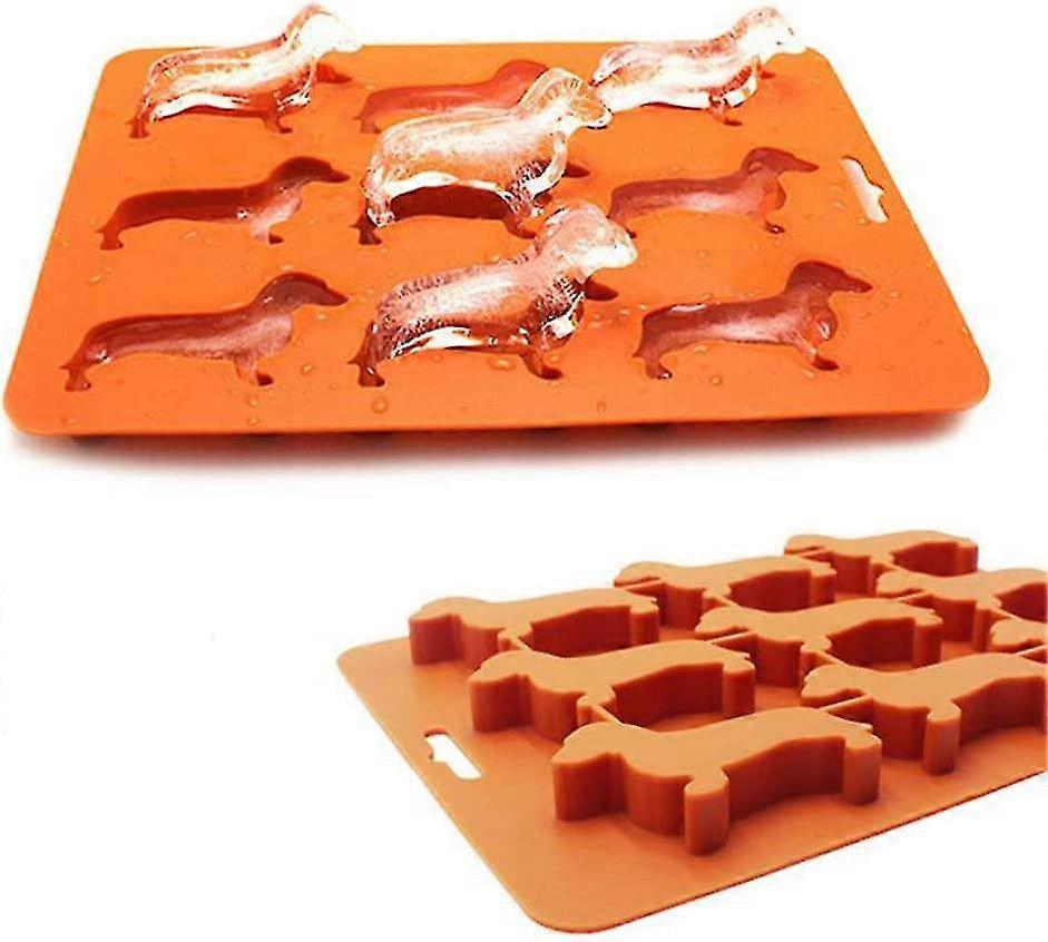 Leuke teckels ijsblokjes tray voor cadeau
