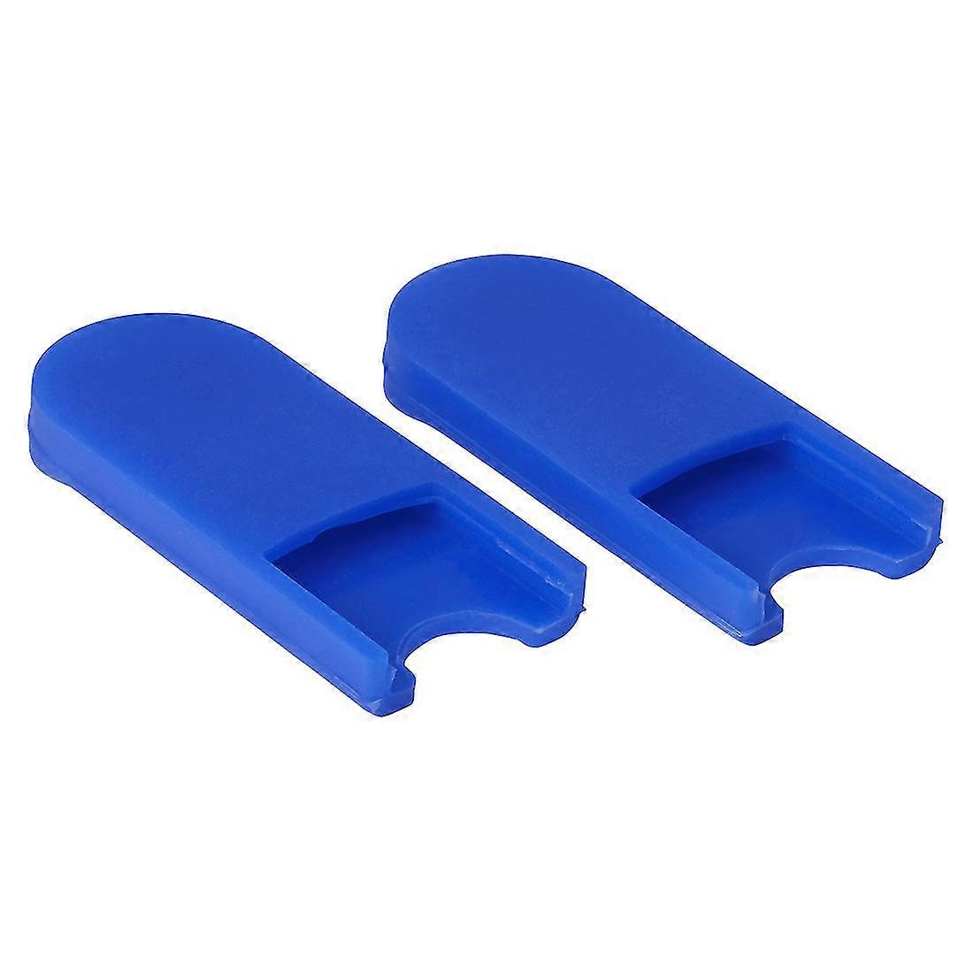 Saxophone Finger Rest Cushion Thumb Pads For Soprano Alto Tenor Sax Wind Instrument Accessories (2pcs, Blue)