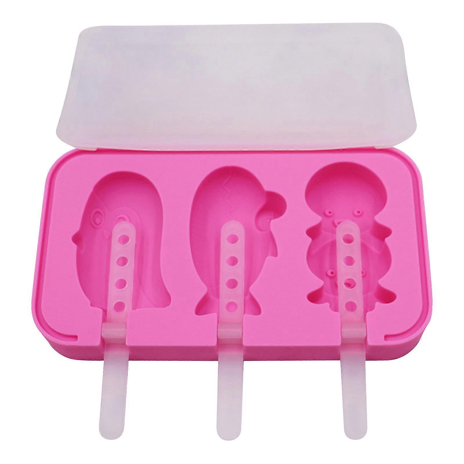 Ice Cream Mold With Lid Popsicle Mold Silicone Ice Cream Mold