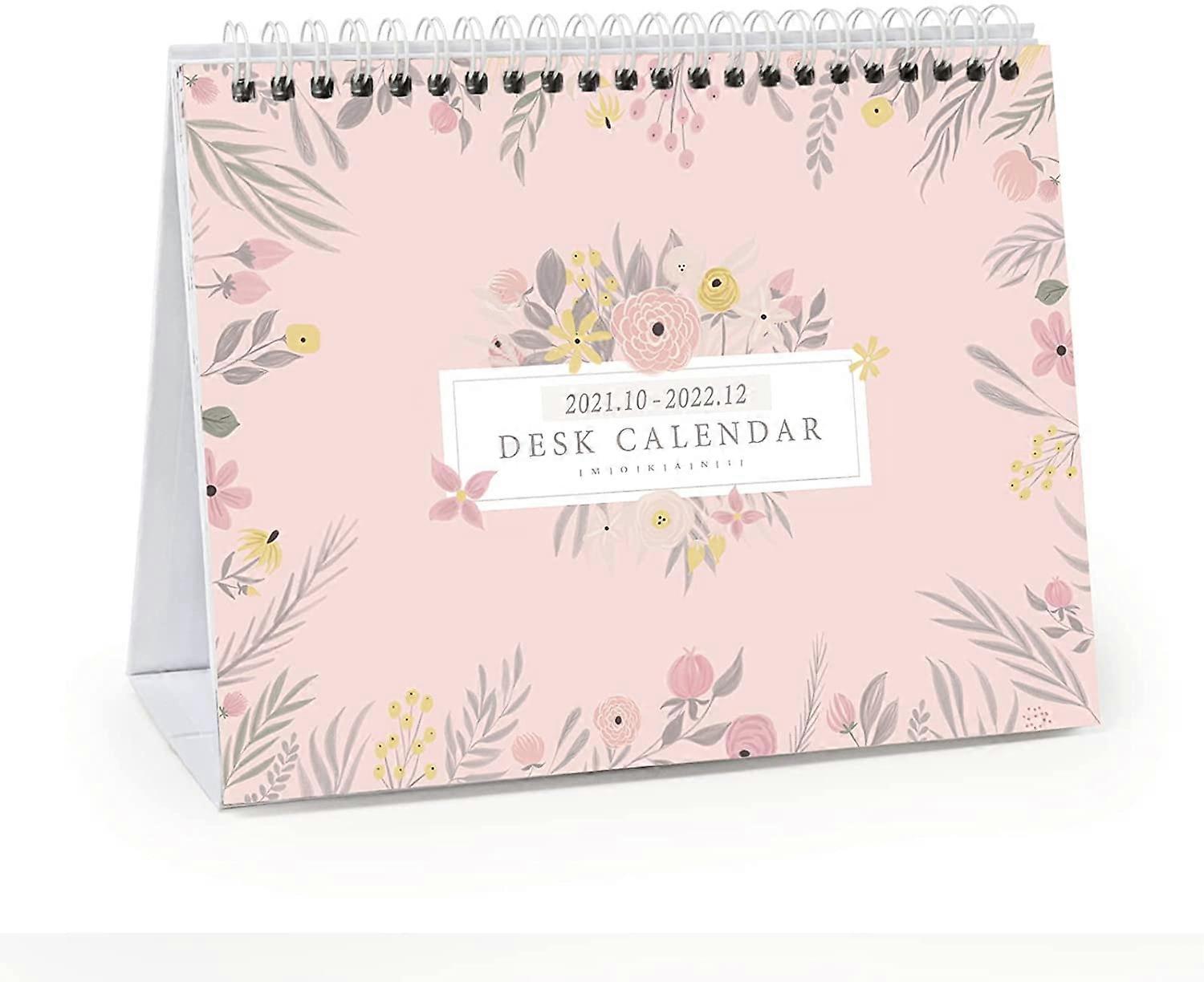 Mokani Calendar from January 2022 to June 2023, Small Desk Calendar (8"x6"), 18 Months Mini Monthly Desktop Calendar, Standing Desk Calendars with Pla