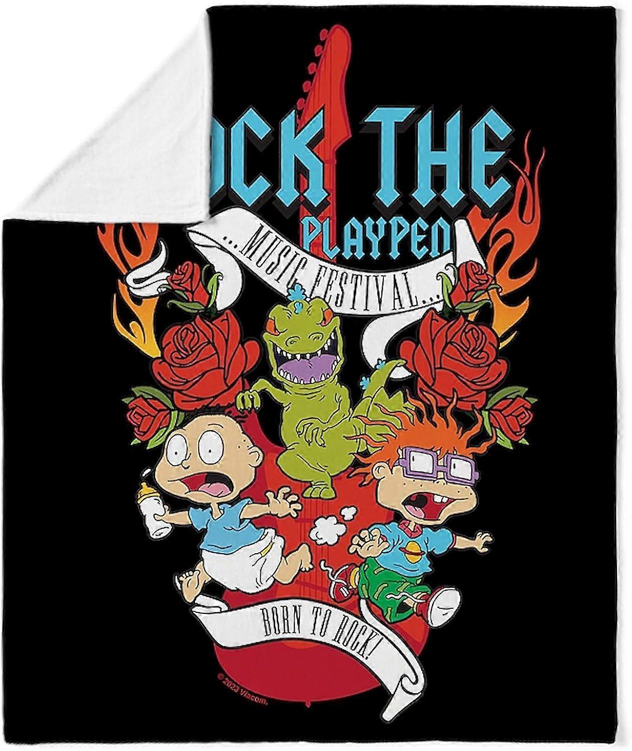 Rugrats Rock The Plaype Couverture en peluche super douce