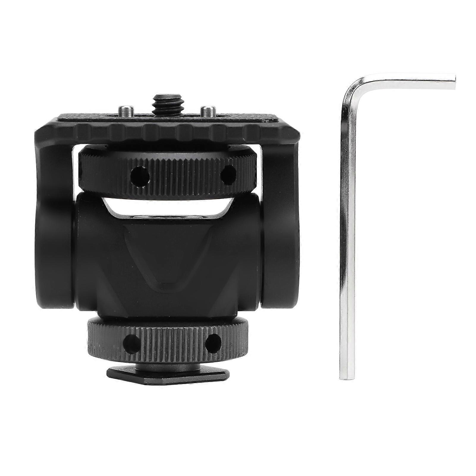 Camera Screen Holder Mount Adjustable Damping 360 Degree Rotation Extension Stabilizer Bracket with 1/4in Placing Pin for Rabbit Cage Fill Light