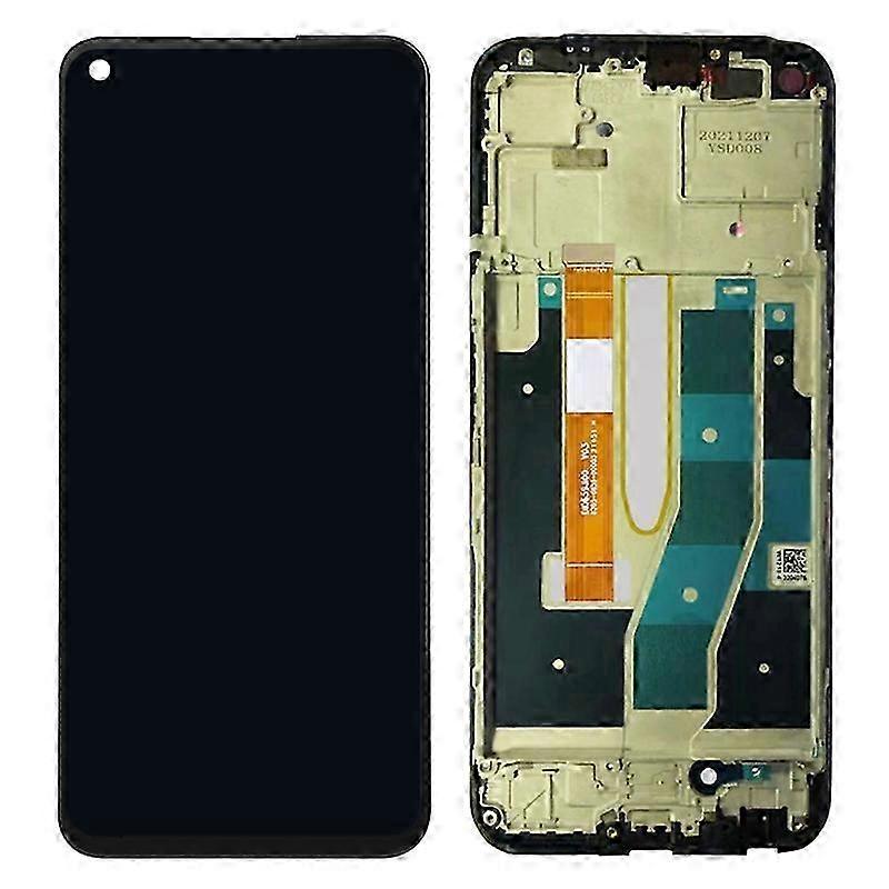 Compatible Realme V25 OEM Grade S IPS LCD Screen and Digitizer Assembly + Frame Part (without Logo)