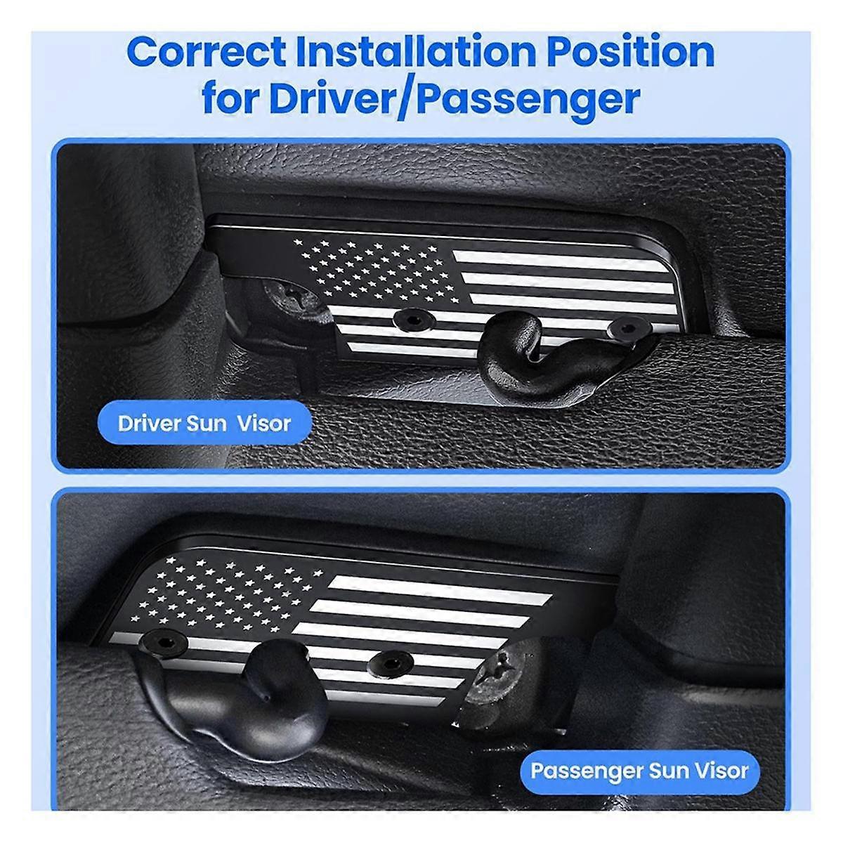 Car Sun Visor Repair Clips Kit for JK 2018 JL 20182023