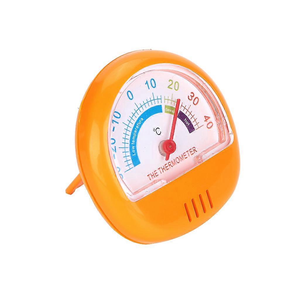 Refrigerator Freezer Thermometer Large Dial Thermometer(Mechanical Yellow)