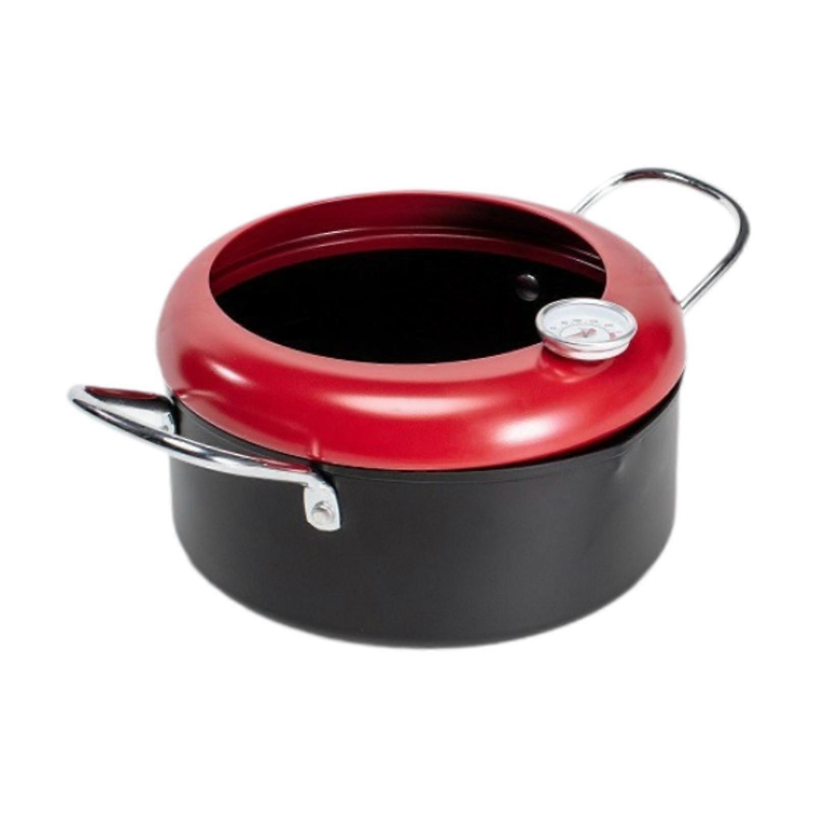 Japanese Deep Frying Pot with Timer Deep Fryer for Meat French Fries