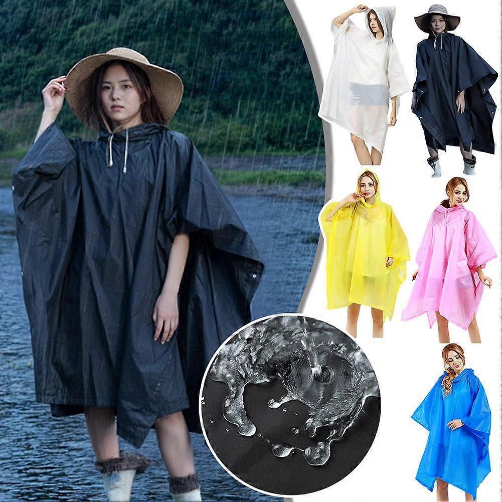 Blanc (D) Taille unique $ Cyclisme cape imperméable extérieur trois-en-un hommes et femmes voyage alpinisme randonnée pêche camping imperméable