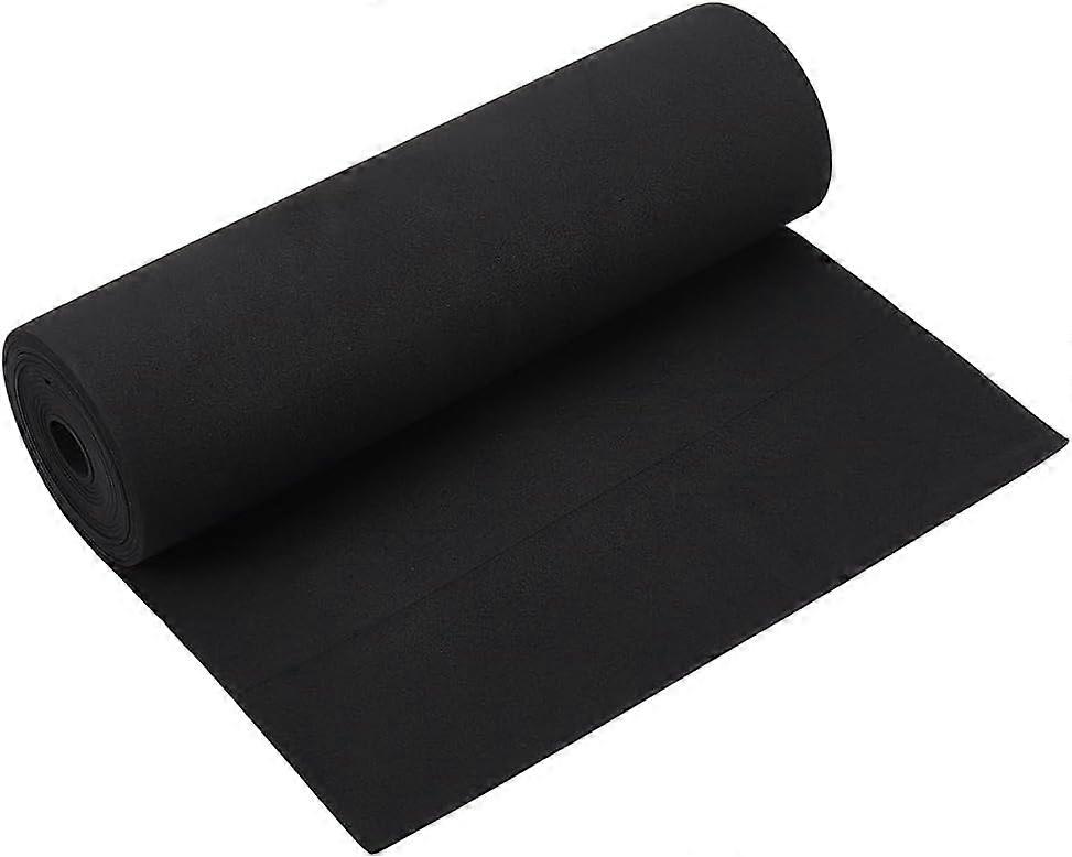 3.28 Yards High Density Foam Sheet 2mm Thick EVA Foam Craft Sheet 11.8inch Wide Black Cosplay Large Foam for DIY Projects Handicrafts Christmas Foam D