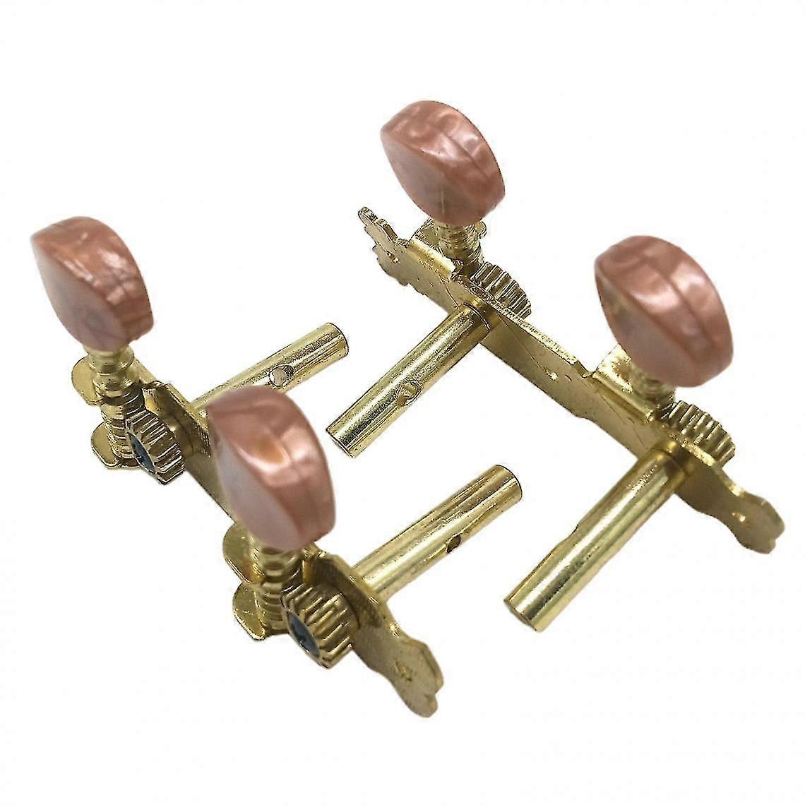 Metal 4 String Classic Mini Guitar Bass Ukulele Uke String Knob Tuning Key Pegs 2r2l Gold Plated Mac