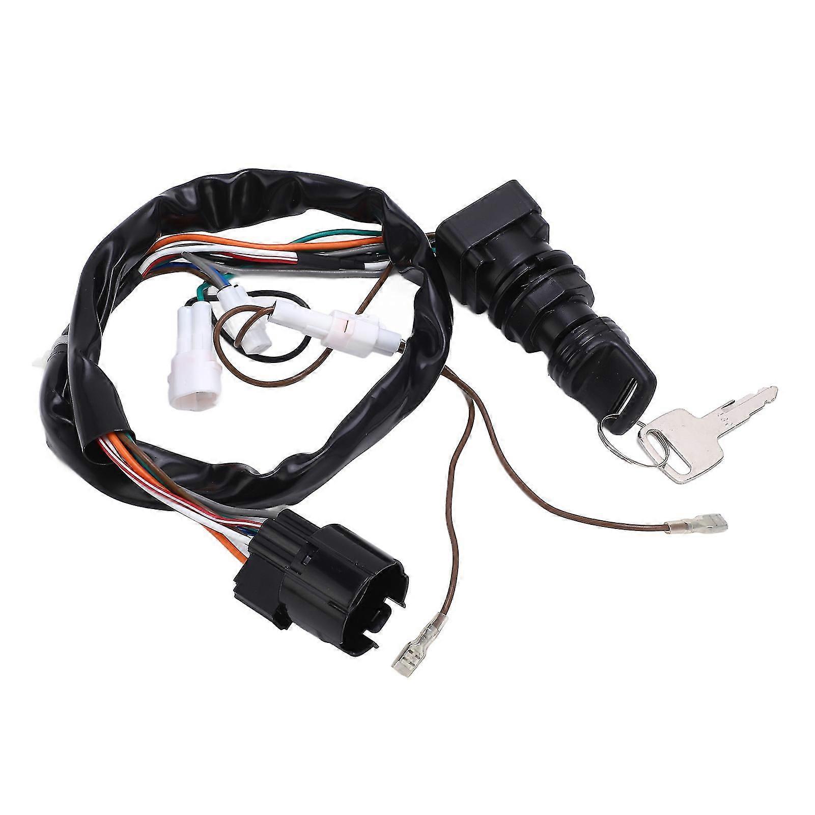 Ignition Key Switch Assembly with 2 Keys Excellent Electrical Conductivity 37110 93J00 Replacement for Suzuki Outboard