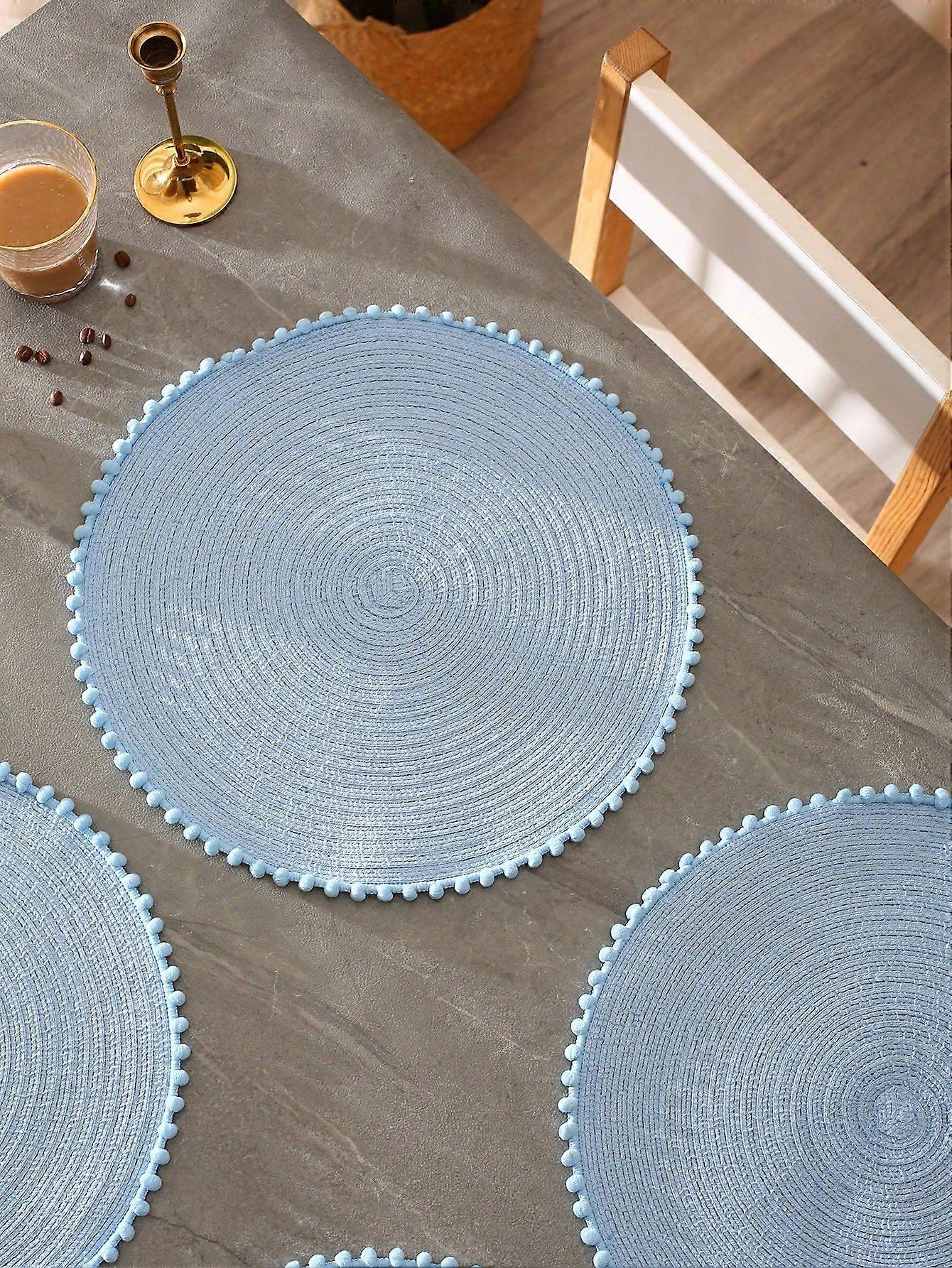 1 adet Pembe Sevimli Top Kenar Spiral Yalıtımlı Servis Mat Ev Mutfak Restoran Otel Yazlık Aile Festivali Kutlama Düğün Parti Doğum Günü Masa D