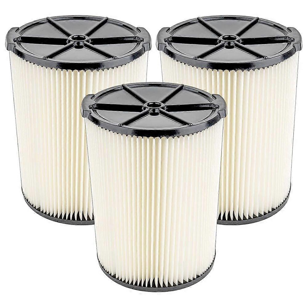 3pcs VF4000 Replacement Filter for Wet Dry Vacuum 5 to 20 Gallon Vacuum Cleaner HEPA Filter
