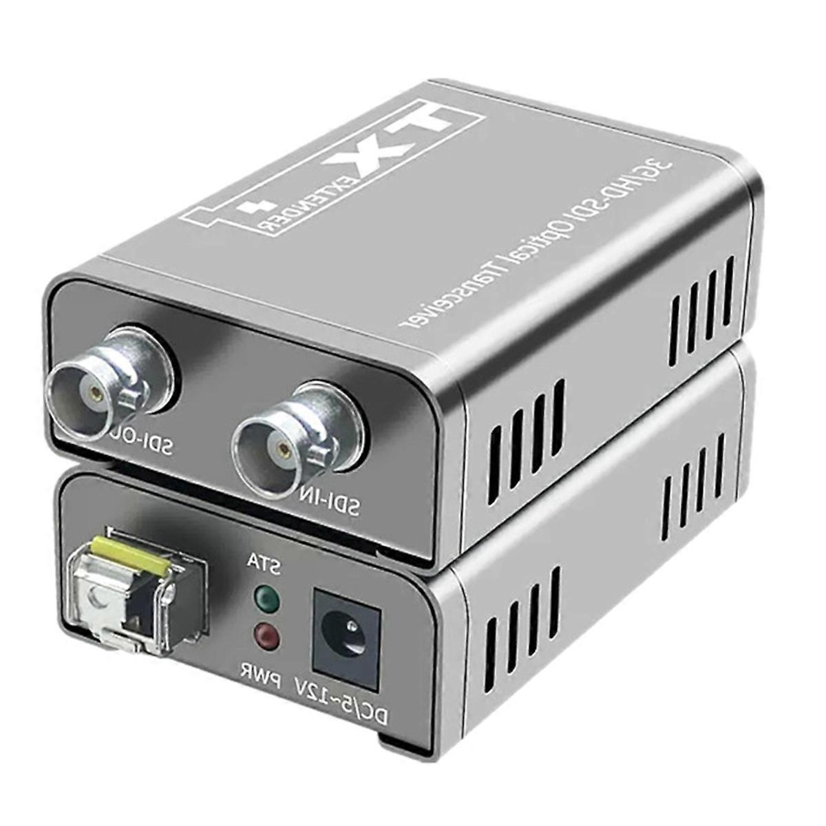 20Km 3G HD SDI Fiber Optic Extender Via LC Fiber Cable 1080P Dual SDI Output for DVD PC Camera to T