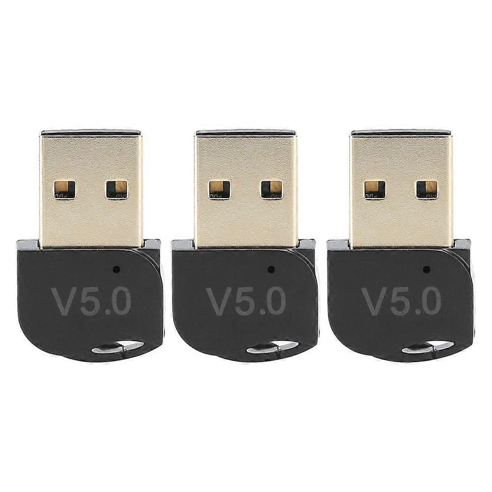 3PCS Bluetooth Low Energy Consumption Wireless USB Adapter Portable Dual Mode Transmission