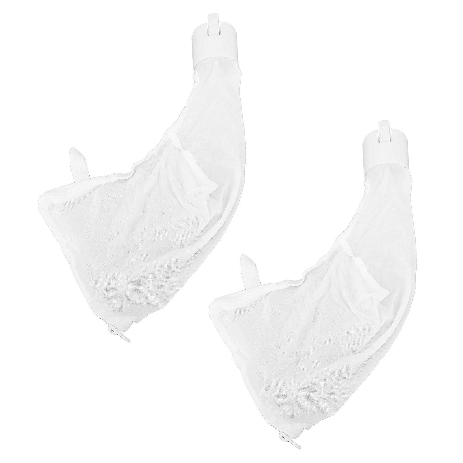 2Pcs Zippered Filter Bags for 360 380 Pool Cleaner, Plastic Polyester