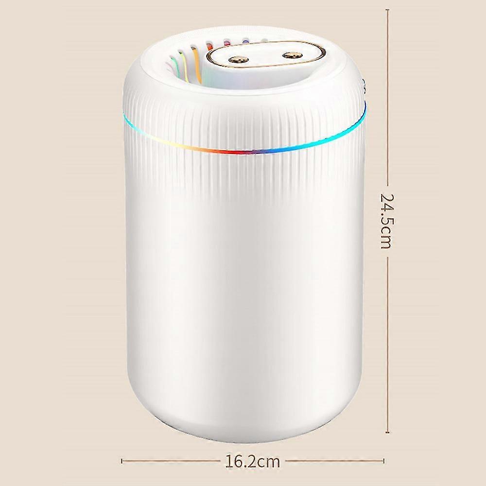 Portable Humidifier ,7 Color Night Light Mist Humidifier , Dual Nozzle, Usb Charge, For Bedroom Desk