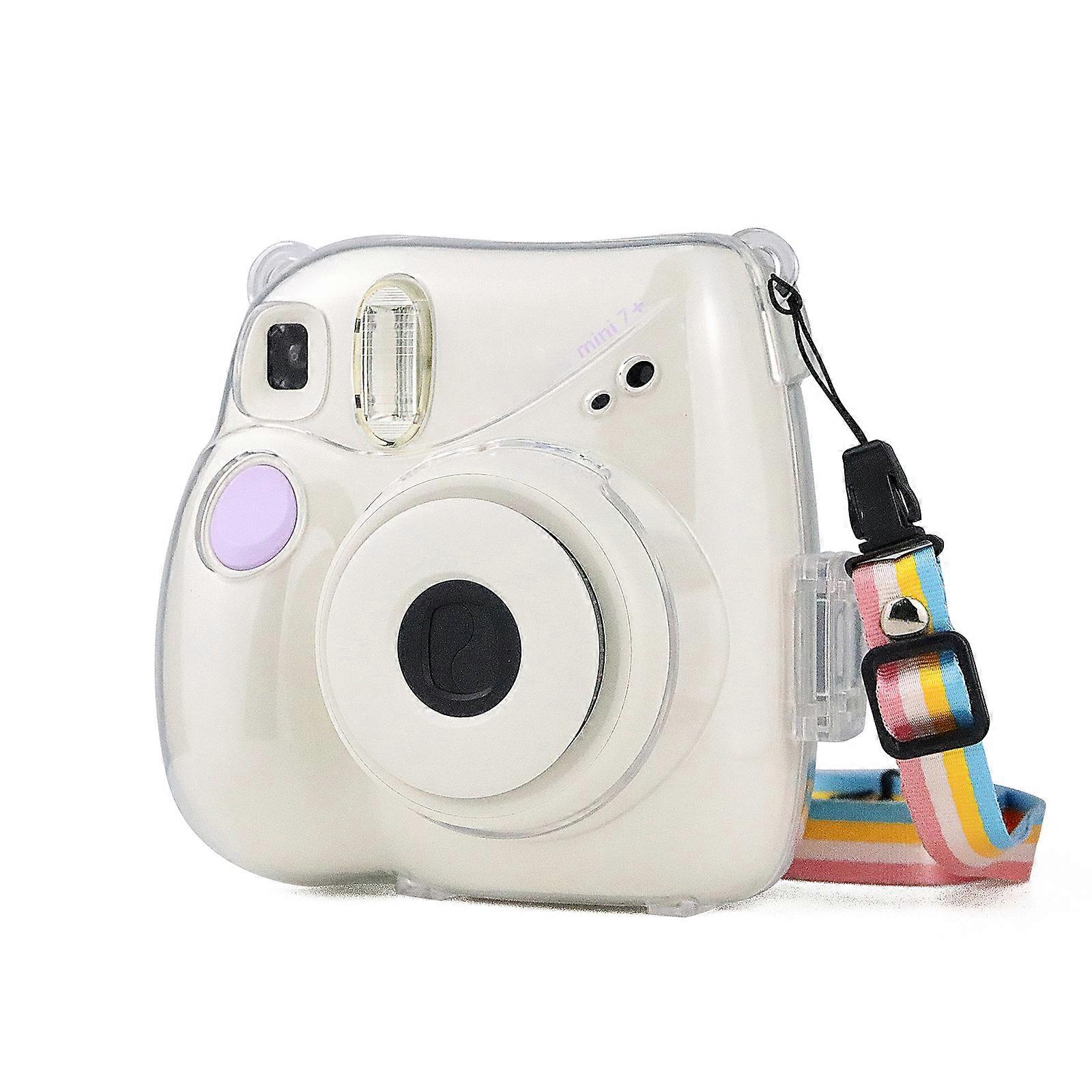 Protective Crystal Case with Strap For FUJIFILM Instax mini 7+