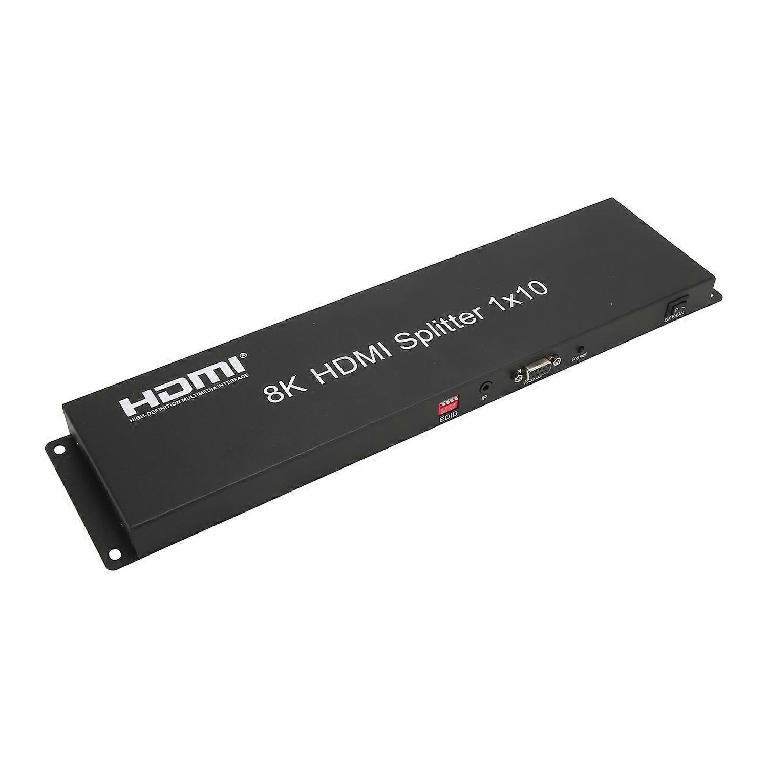 HD Multimedia Interface Splitter 1x10 8K HD Multimedia Interface Hub für PS3 Projektor TVs 100-240V