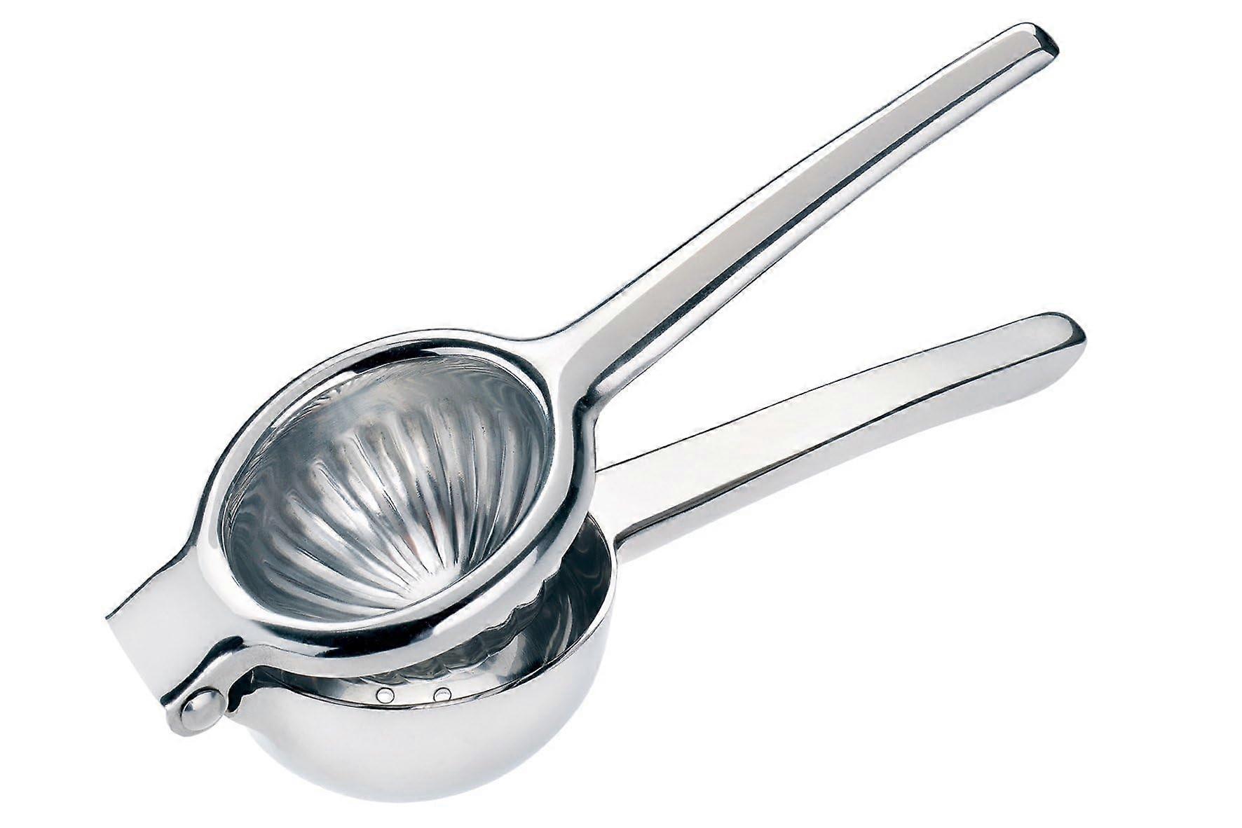 Stainless Steel Manual Citrus Press 7.8x5x21.5cm Compact Design Ideal for Fresh Juice Extraction