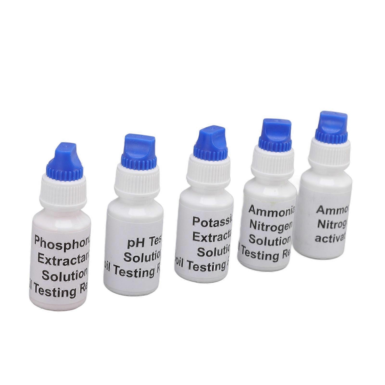 Soil Test Kit for pH, Nitrogen, Phosphorus, and Potassium Detection